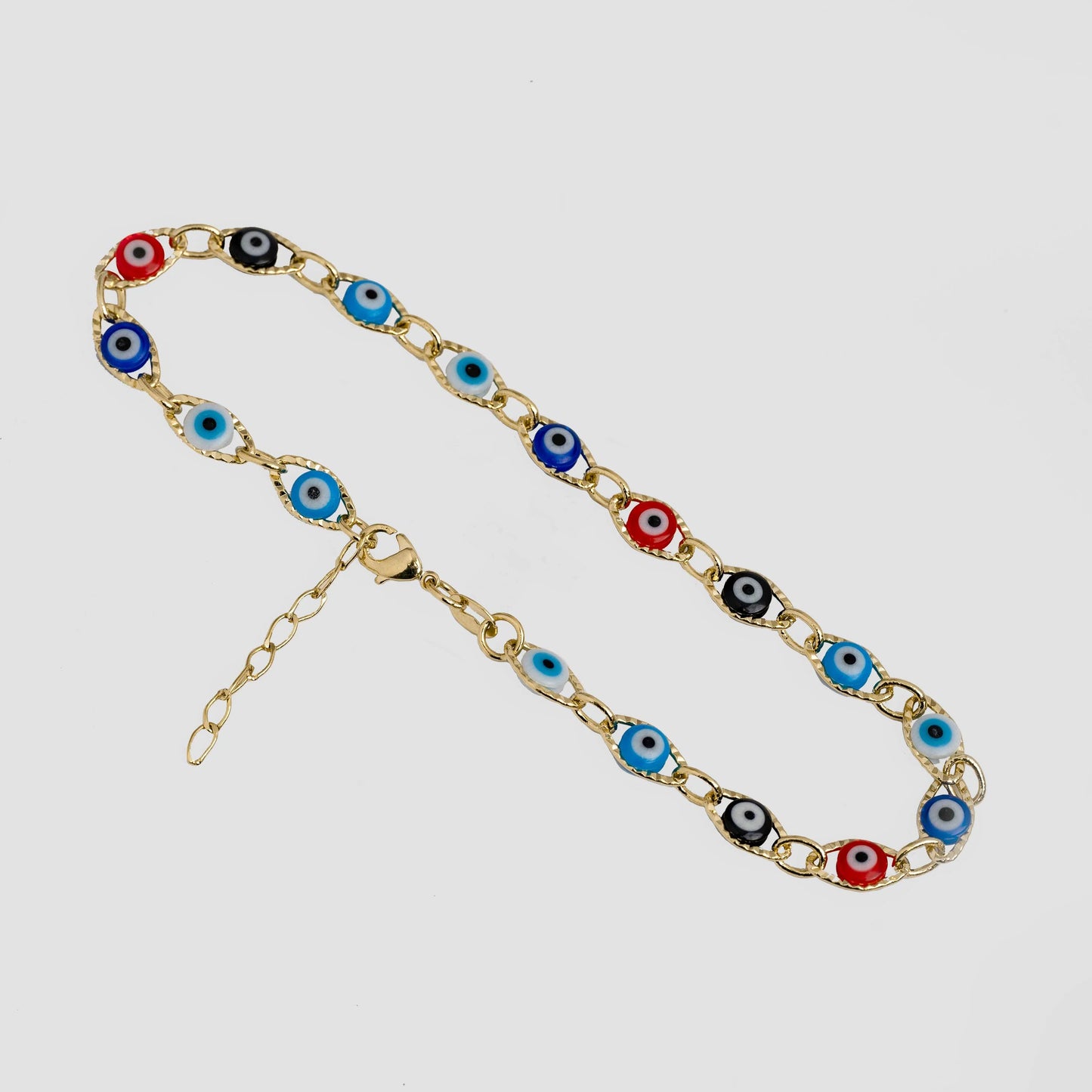 T Ojo Turco Multicolor 23 Cms + 2 Cms Extensor