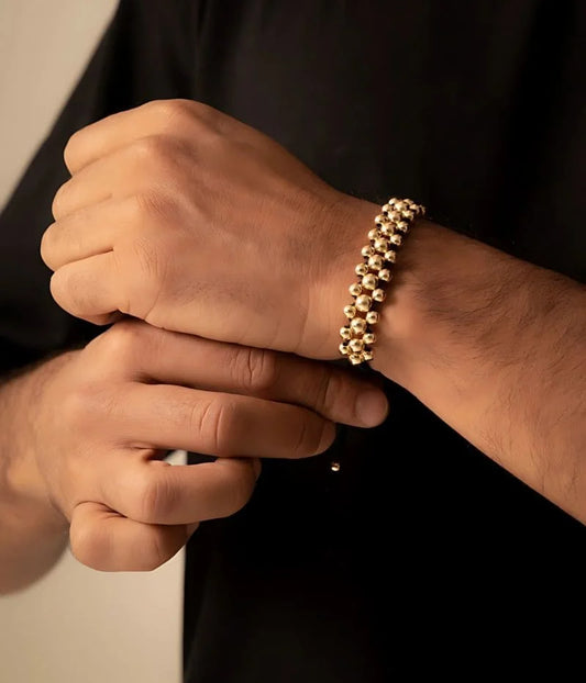 Pulsera Balines Tres Líneas