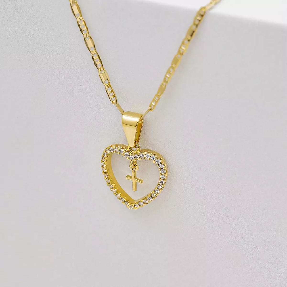 D Corazon Circonias + Cruz Mini