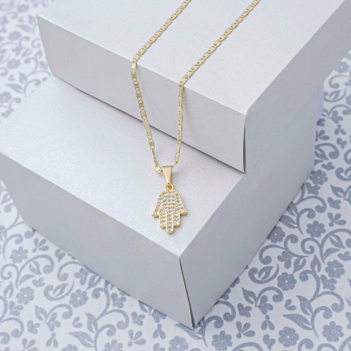 D Mano Hamsa Circonias