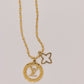 Cadena LV 2 Dijes Mujer