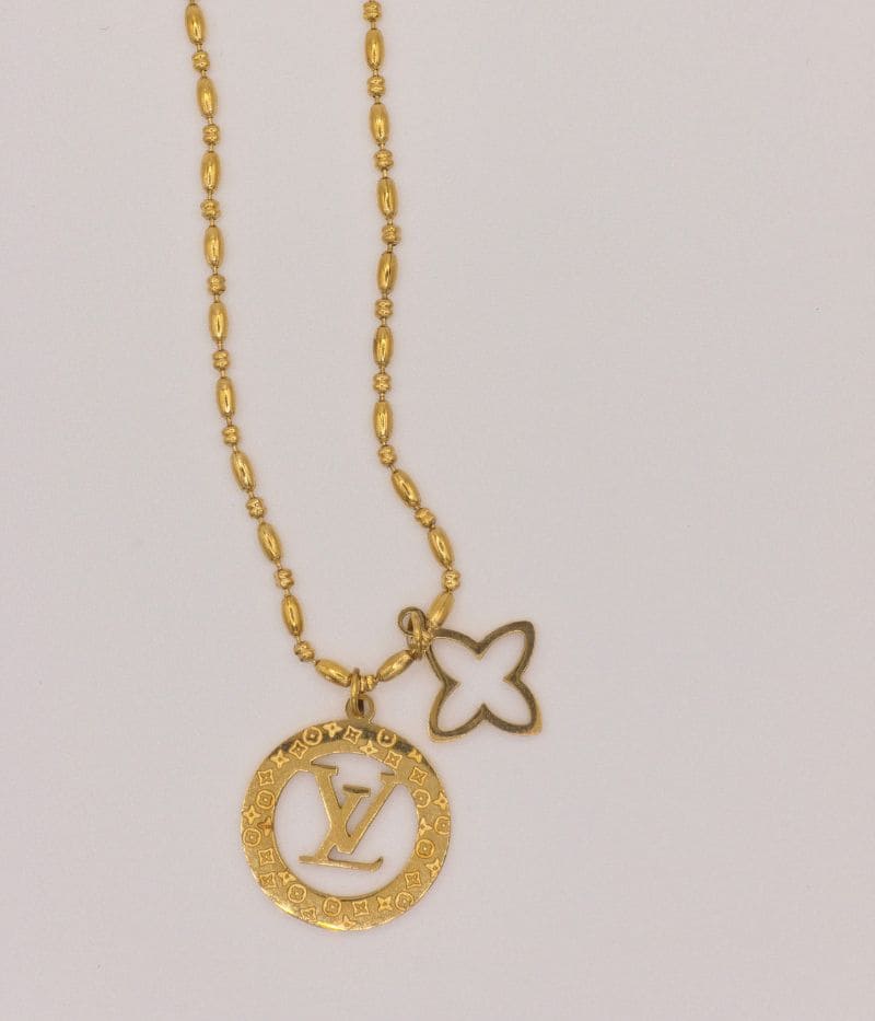 Cadena LV 2 Dijes Mujer