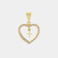 D Corazon Circonias + Cruz Mini