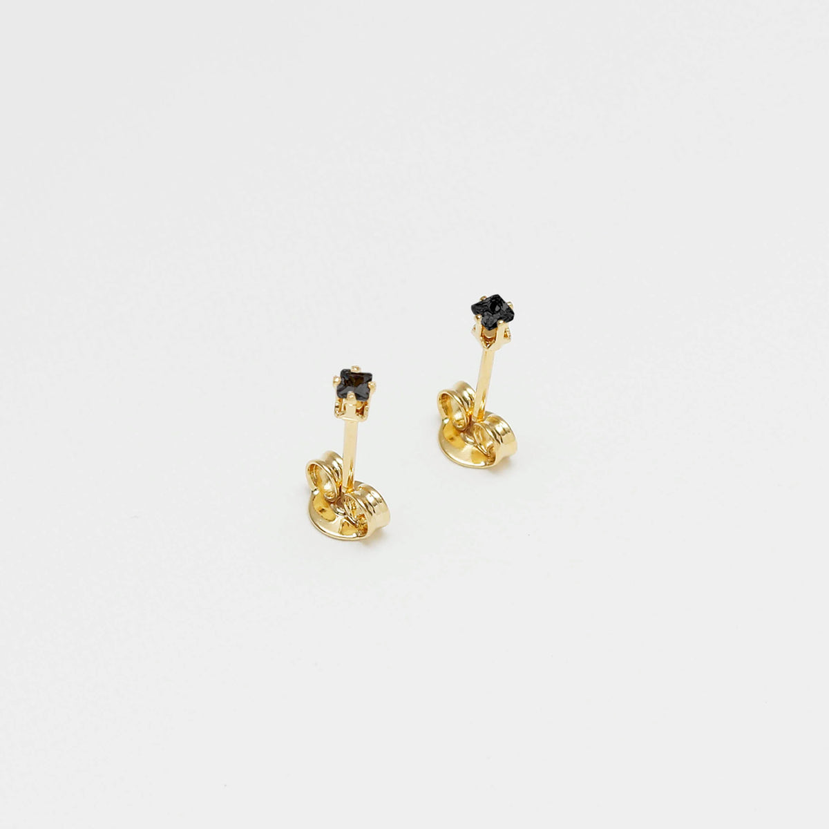 A Topo Mini Circon Cuadrado NEGRO