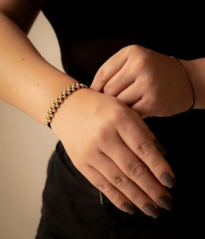 Pulsera Balines Tres Líneas