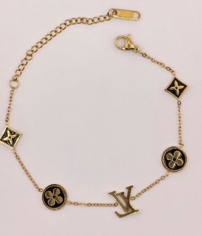Pulsera LV Trébol Mujer