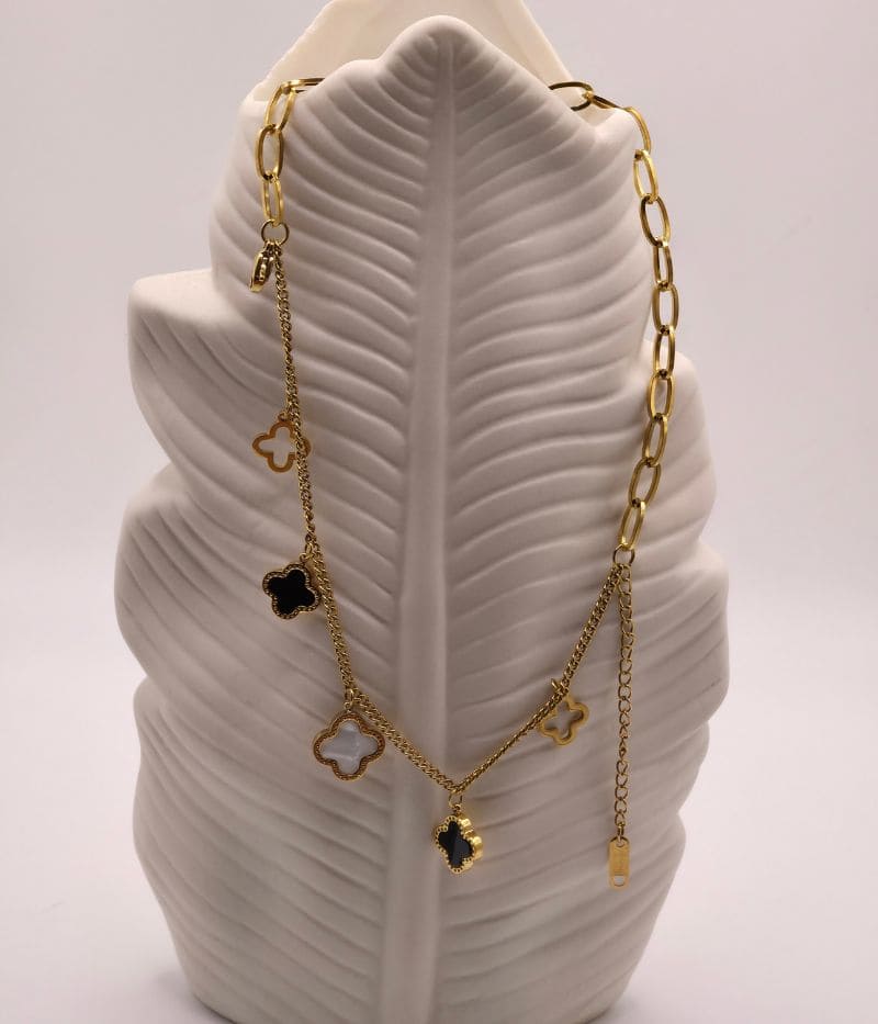 Pulsera Trébol Doble Mujer