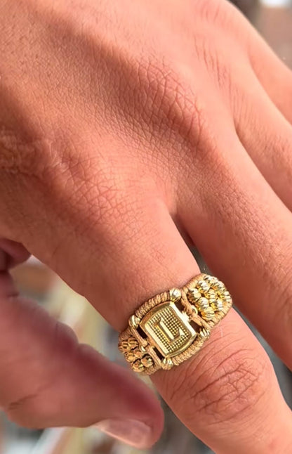 Anillo Inicia Cuadrado