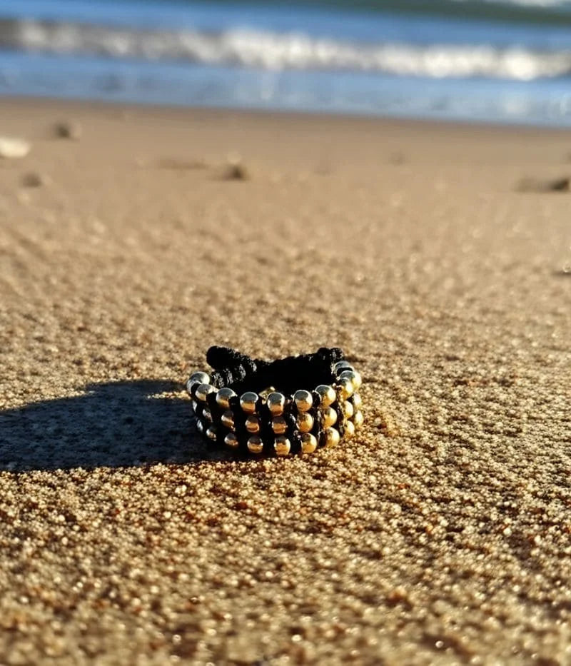 Anillo Balines Tres Líneas